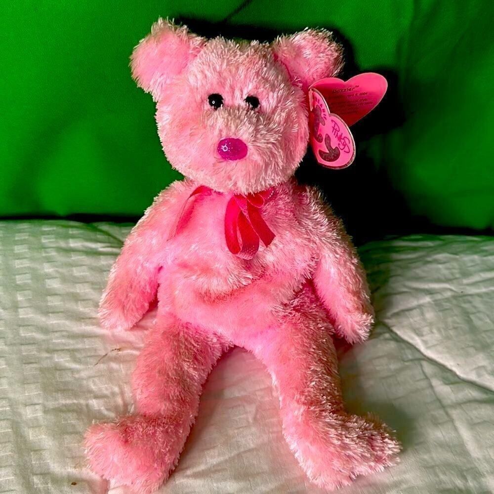 NWT Ty Beanie Babies Pinkys DAZZLER the Pink Bear 2004 8.5 inches
NEW MINT